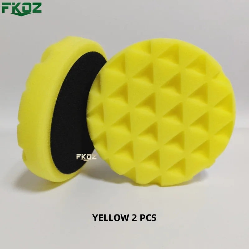 5/6 inch Triangle Car Polishing Pad Sponge Buffing Waxing Clean Polish Buffer Drill Wheel Polisher Removes Scratches Car Repair