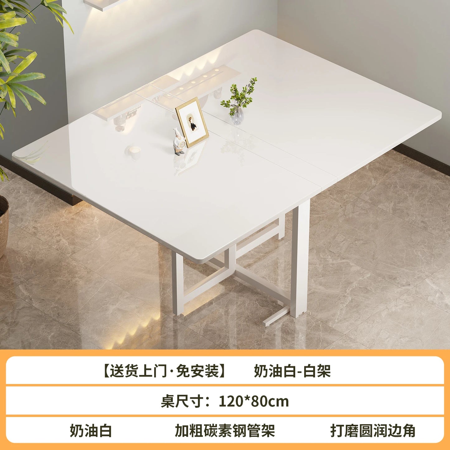 Mounted Wall Foldable Kitchen Space Compact Apartment Minimalist Folding Cafe Home Household Dining Table Saving Small Desk