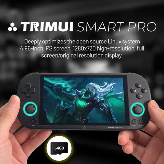 64/128/256GB Game Storage Card Built-in 10000+/20000+/30000+ Game Gaming Memory Card for TRIMUI Smart Pro