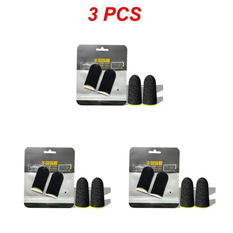 5/3/1 Pair Gaming Finger Sleeve Breathable Fingertips For Mobile Games Anti-Sweat Touch Screen Finger Cots Cover Sensitive Touch