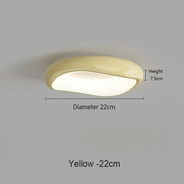 Modern Bedroom Ceiling Light Home Decorate Nordic Creative Balcony Corridor Lamps Living Room Cream Style LED Lighting Fixtures