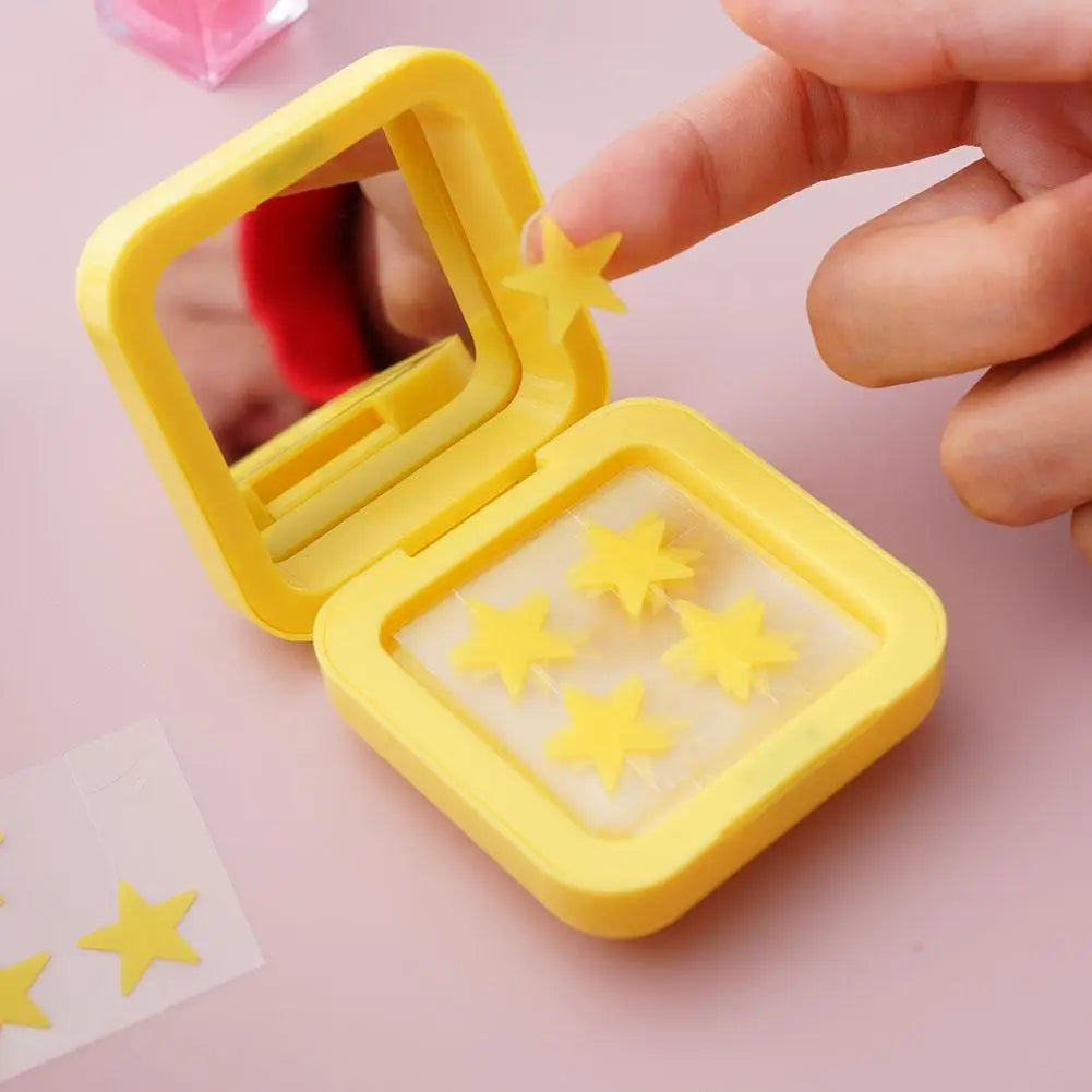 32 Patches Acne Pimple Patches Hydrocolloid Invisible Star Color Acne Patch Absorbing Spot Sticker For Inflamed Acne Skin Care
