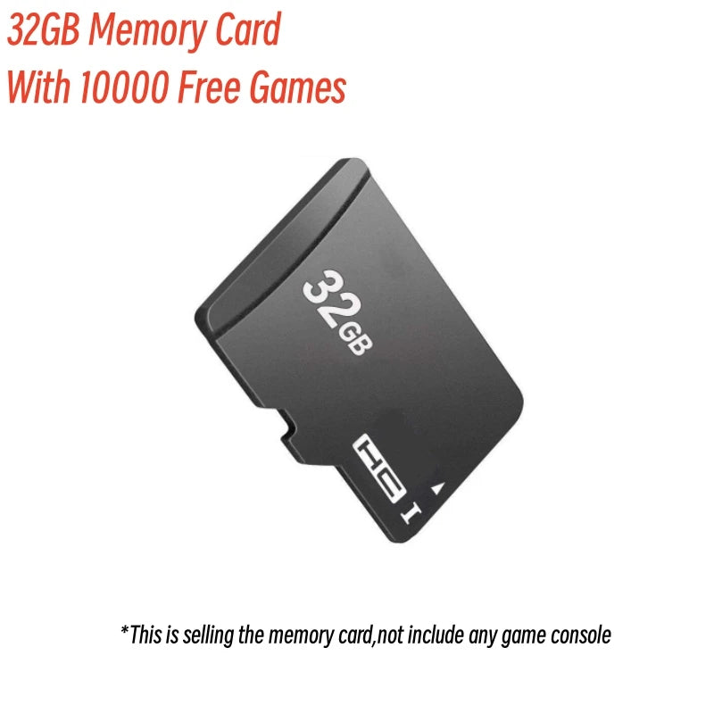 Game Card For X6 Game Console TF Memory Card 8GB/32GB With 10000 Free Games Retro Gaming