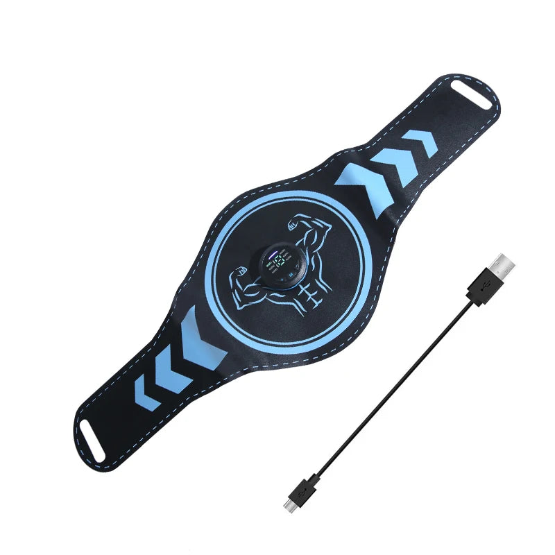 EMS Electric Abdominal Trainer Slimming Belt ABS Muscle Stimulator Fitness Toner Body Shaping Workout Waist Arm Leg Loss Weight