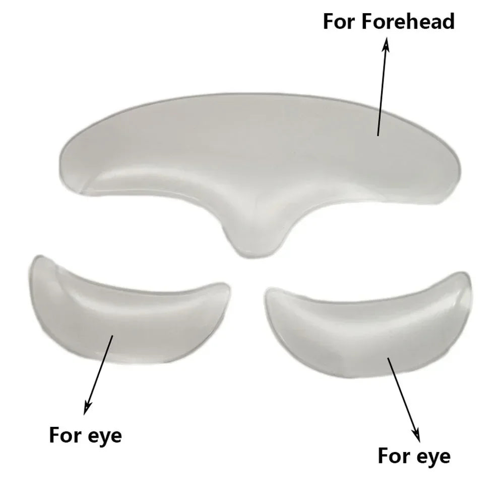 Silicone Forehead Stickers Reusable Anti Wrinkle Pad Facial Lifting Face Eyes Neck Pads Anti-aging Prevent Nasolabial Wrinkle