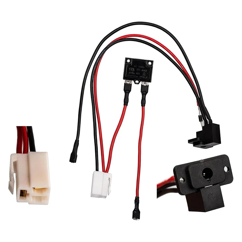 Charging Hole For Children Electric Vehicle 6V 12V 24V For Children Electric Vehicle Charger Socket Strip Line-A38G