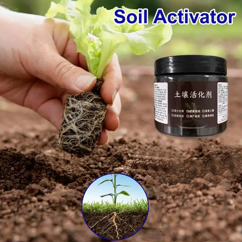 Soil Activation Treasure Mineral Source Potassium Fulvicate Improves Soil Regulates Acid-Alkaline Water-Soluble Growth Fertilize