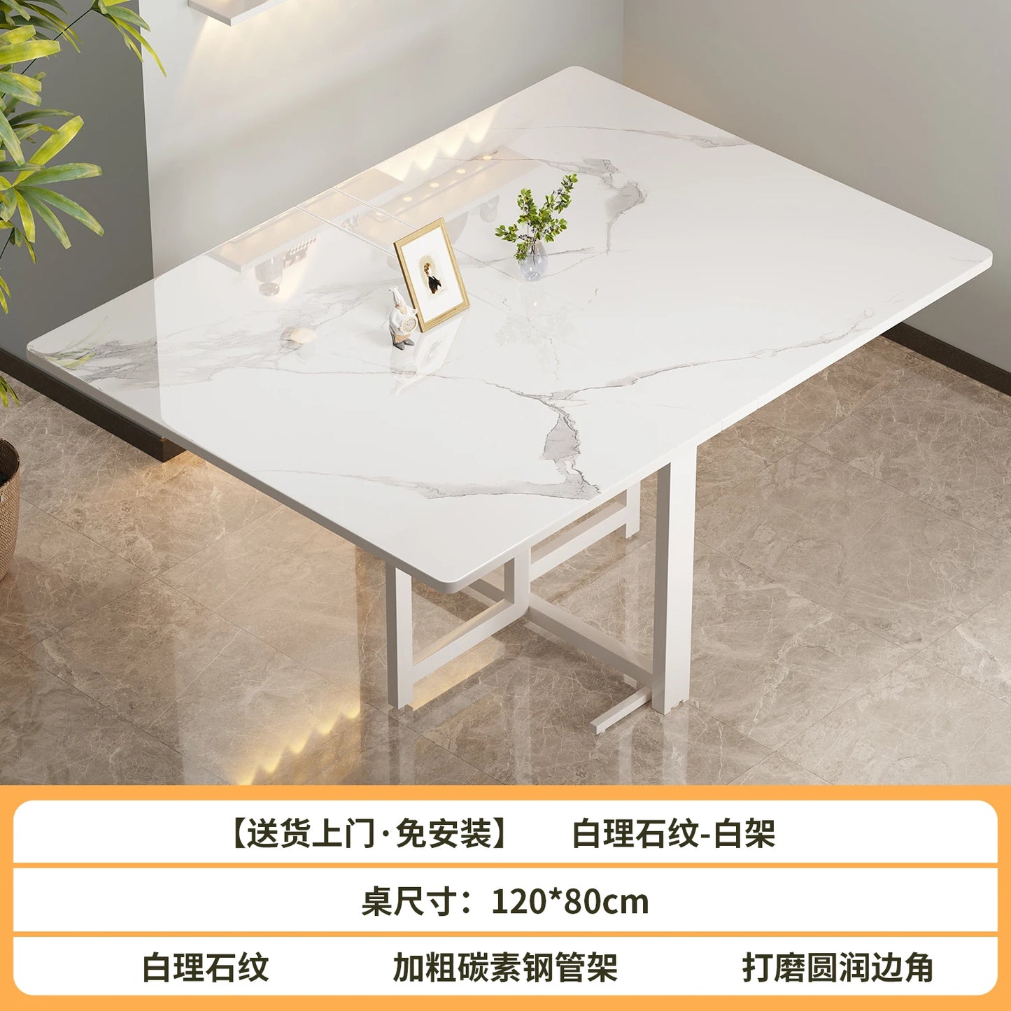 Mounted Wall Foldable Kitchen Space Compact Apartment Minimalist Folding Cafe Home Household Dining Table Saving Small Desk