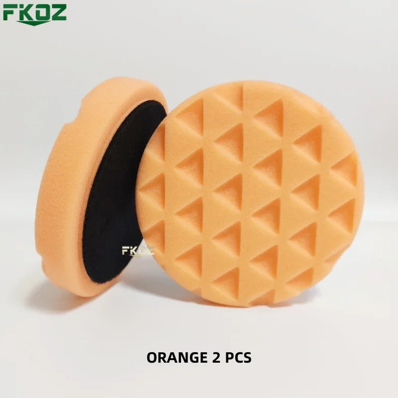 5/6 inch Triangle Car Polishing Pad Sponge Buffing Waxing Clean Polish Buffer Drill Wheel Polisher Removes Scratches Car Repair