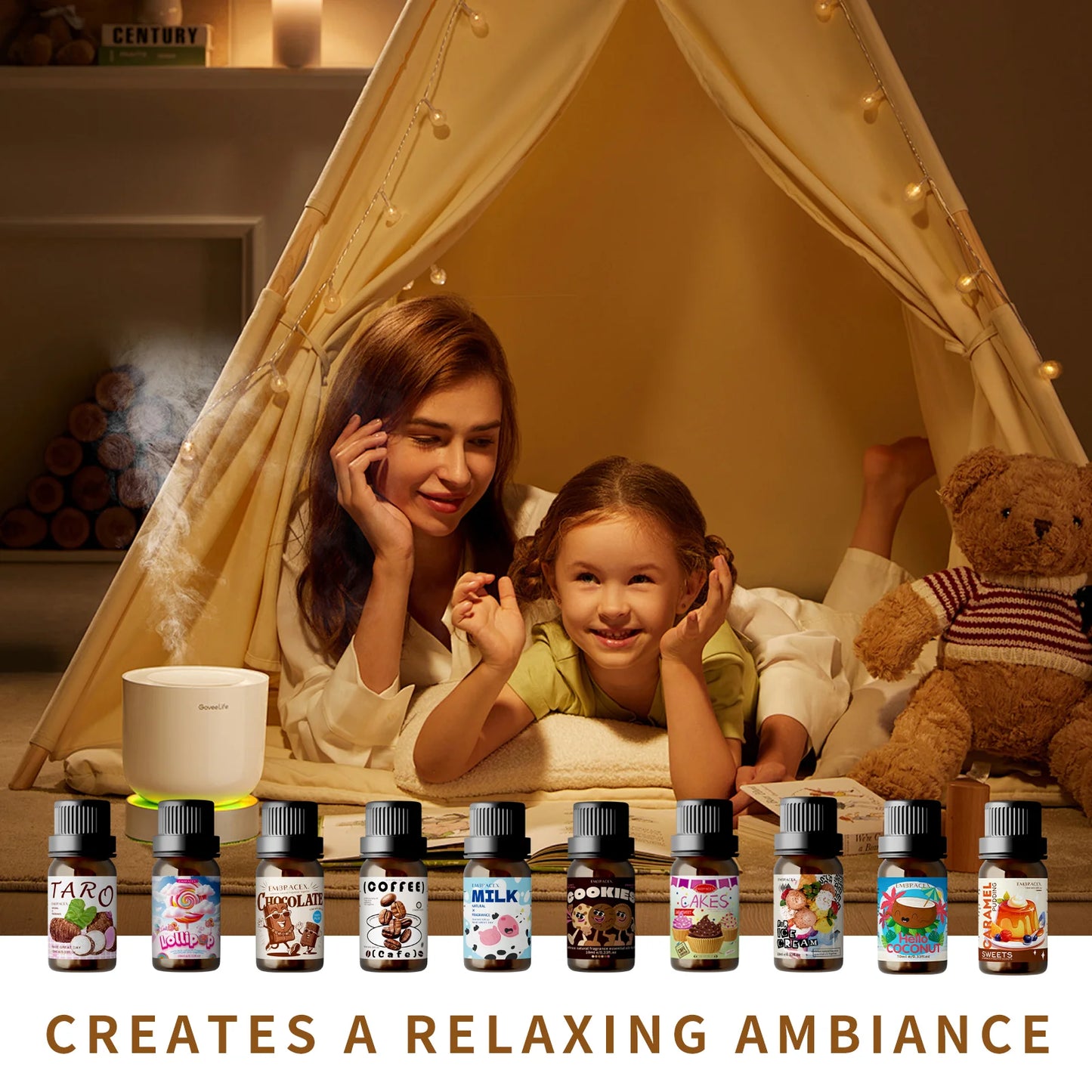 10ml Essential Oils Caramel Pudding Perfume Fragrance Oils For Candles,Humidifiers,Aroma Diffusers Perfume Gift Women